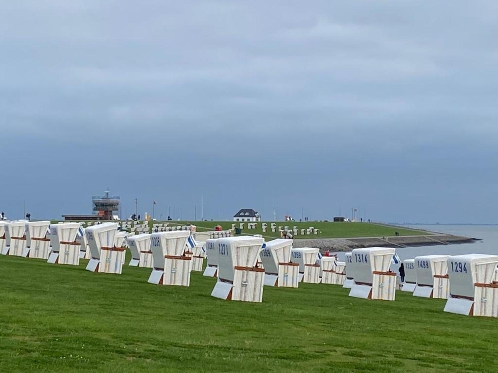 Strandkorb Buesum Exklusiv,Hafennaehe Eksteriør bilde
